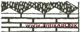 opus testacum (latin af opus, arbejde og testa, teglsten) romersk mur af flade, trekantede teglsten