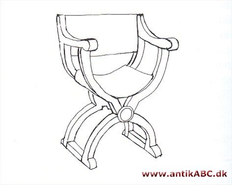 Kurulstol - dantestol - florentinerstol