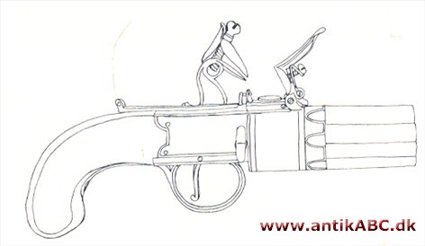 Peberbøsse - flereløbspistol