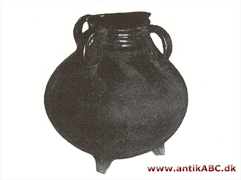 Sortbrændt lertøj - jydepotter