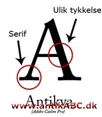  opretstående latinskrift i modsætning til fraktur og kursiv; første gang anvendt i 1460-erne