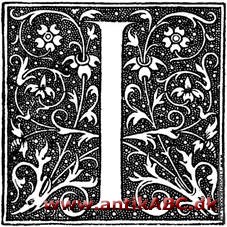  særligt udsmykket stort begyndelsesbogstav