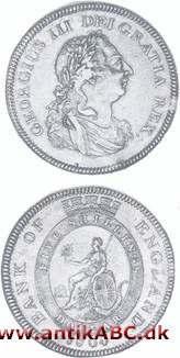 Denne for England helt enestående mønt har sin egen historie