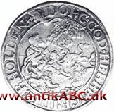 Tysk taler (Dav.9338-40) fra byen Jever, hvor den under Maria (1536-1575) udmøntedes 