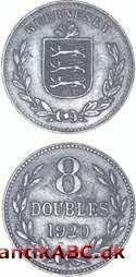Møntenhed på den engelske kanalø Guernsey fra indførelsen af egen mønt 1830