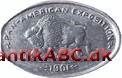  En hovedsagelig amerikansk foreteelse, hvorved især småmønter som cents blev kørt igennem et par valser, således at de fremkom i langstrakt oval form