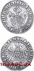 Folkeligt navn for en adlergroschen (2 blan-gros) udmøntet i Luxemburg under Wenzel II 