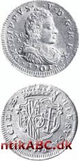 Som møntenhed er den første gang udmøntet på Sicilien og i Neapel fra slutningen af 1300-tallet