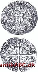Engelske, skotske og spanske sølvmønter 