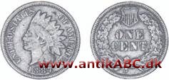 Populært navn for den amerikanske cent, der 1859 blev introduceret med et indianerhoved på forsiden