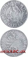 I 1516 fandtes sølv i Bøhmen ved Jachymov i det nordvestlige Tjekkiet. Greverne af Slik (Schlick) begyndte omkring 1519/20 at præge en stor sølvmønt 
