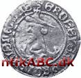 Groschenmønt udmøntet af kurfyrst Friedrich II og Wilhelm III 