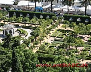   maurisk lysthave, sommerpalads