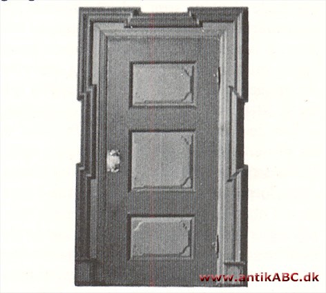 Den profilliste, der indrammer en dør- eller vinduesåbning, en dør- eller vinduesindfatning