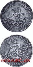 Tysk taleragtig sølvmønt af 60 kreuzers værdi, der som følge af rigsudmøntningen af 1559 var tænkt som en ækvivalent til guldgylden