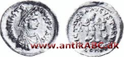 Tremissis er en romersk guldmønt = ⅓ solidus indført under Valentinian II (375-392) og Theodosius I til afløsning af Constantin d. Stores 1½ scripulum