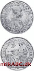 Betegnelse for danske mindemønter (jubilæumsmønter) med den forskel fra almindelige mindemønter, at værdiangivelsen er udeladt og erstattet af ornamentik