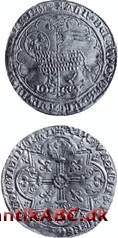 Fransk guldmønt indført af Jean II (le bon) (1350-1364)