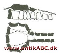 jættestue: stensat fællesgrav med jorddækning fra yngre stenalder