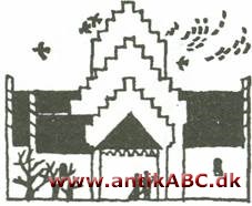 kamtakker, på trappeformet kamgavl