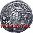 Kommer af det græske nummion (flertal nummia) og er det byzantinske møntvæsens mindste bronzeenhed