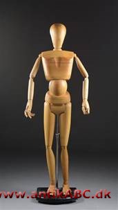 leddedukke, gliedermann (tysk lemmemand). menneskelig figur, mest af træ, med bevægelige led