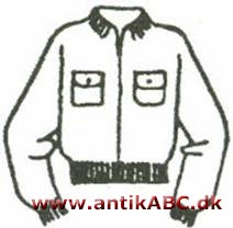 lumberjacket  (amerikansk lumber, tømmer og jacket, trøje) skovhuggerjakke, bluse med elastikmidje og tilsvarende håndlinninger