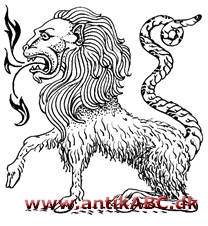 En kimære er et mytologisk væsen, der var et ildsprudende uhyre, bestående af en tredjedel løve, en tredjedel slange og en tredjedel ged