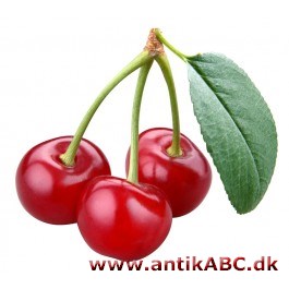 kirsebærrød, intens mørk blodrød