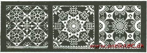 knipling, temmelig åbent kniplet, hæklet, strikket eller syet arbejde af hørtråd, silke, guldtråd etc. Fra 1400-tallet