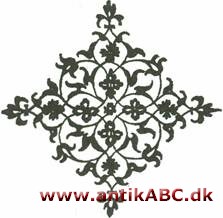  ornament i og fra maurisk prydværk. Stiliseret bladornament af maurisk oprindelse