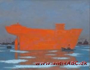 Mønjerød (fra arabisk mænneki, rødt støv) farve pigment af blymellemilte