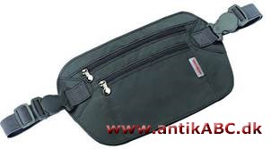 pengekat, pung (oprindelig af katteskind) til at hænge ved bæltet