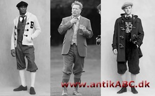 plusfours (engelsk plus fire, fire tommer længere end almindelige sportsbukser)