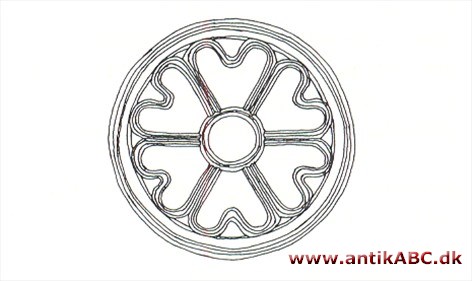 rose; rosevindue, rundt masværksvindue