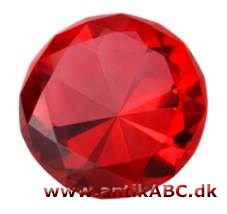 rubin (af latin ruber, rød) rød ædelsten. Rubinen kaldes også for Ædelstenenes Dronning.
Stjernetegnet vædderens sten er rubin