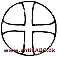 skivekors, kors med skive som baggrund for korsstolpe og -arme, fx cirkelkors