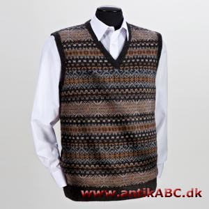 slipover (engelsk lade glide over) ærmeløs strikketrøje til at trække over hovedet