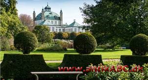 treillage (fransk gitterværk) klippede hække i arkitektoniske former i barokparken