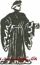 tungeærmer, vide, udtungede ærmer i gotisk tid