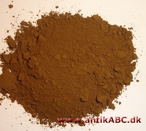  pigment af ferrohydroxyd med manganhydroxyd og lerjordssilikat; kendt fra antikken