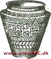 Villanovakultur, i jernalder i Norditalien ÷900 - ÷400